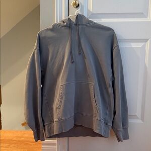 TNA Cozy Fleece Sweatshirt in Gray